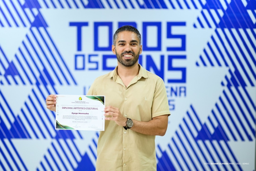 Presidente da Fetec recebe homenagem da Câmara por atuação na cultura de Boa Vista