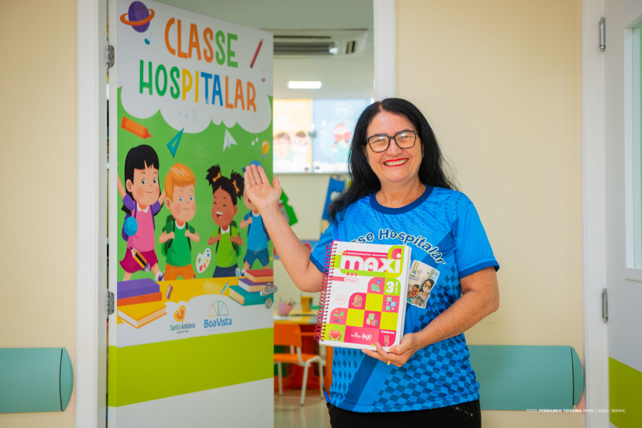 Hospital da Criança mantém rotina escolar e emocional de pacientes internados