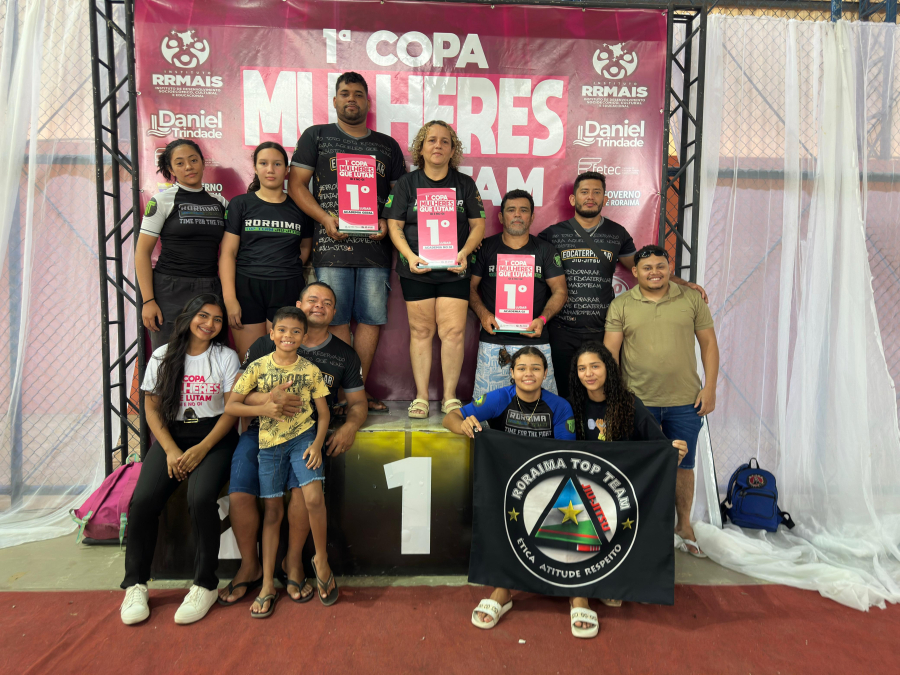 Roraima Top Team domina na Copa Mulheres que Lutam e fatura pódios no Amazon Open 
