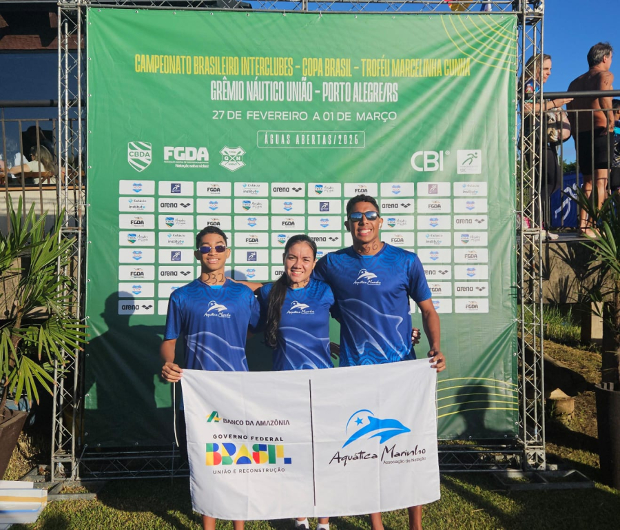 Chegou a hora: Aquática Marinho abre o calendário da temporada 2026, na Copa do Brasil de Águas Abertas, em Porto Alegre (RS)