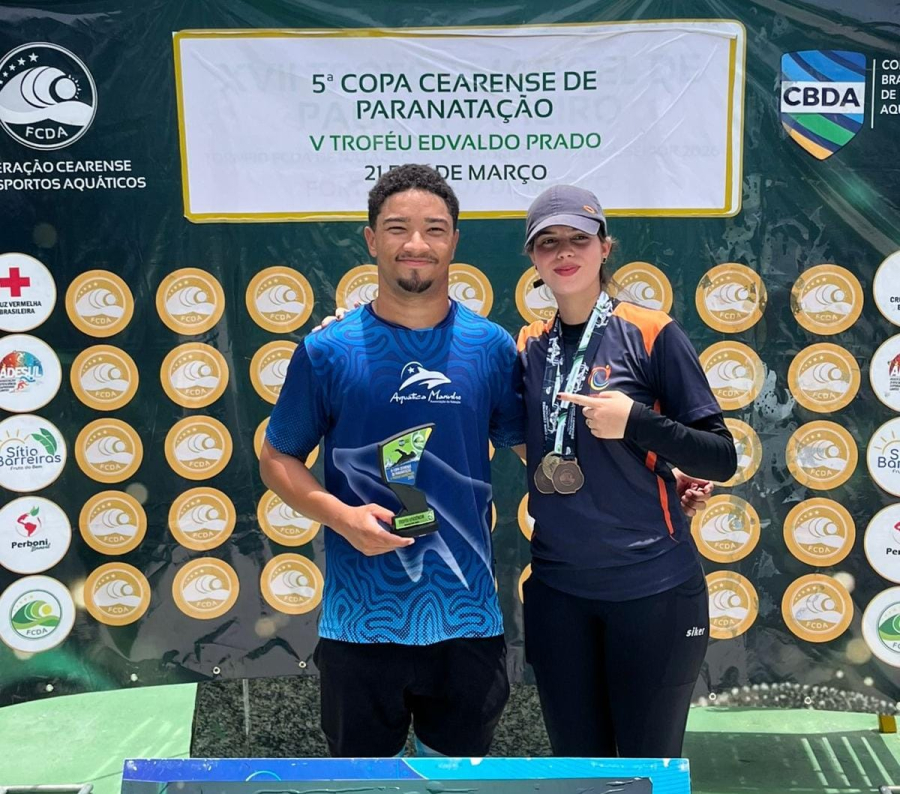 Torpedo macuxi: Kauã Gonçalves fatura cinco medalhas de ouro na Copa Cearense e segue imparável