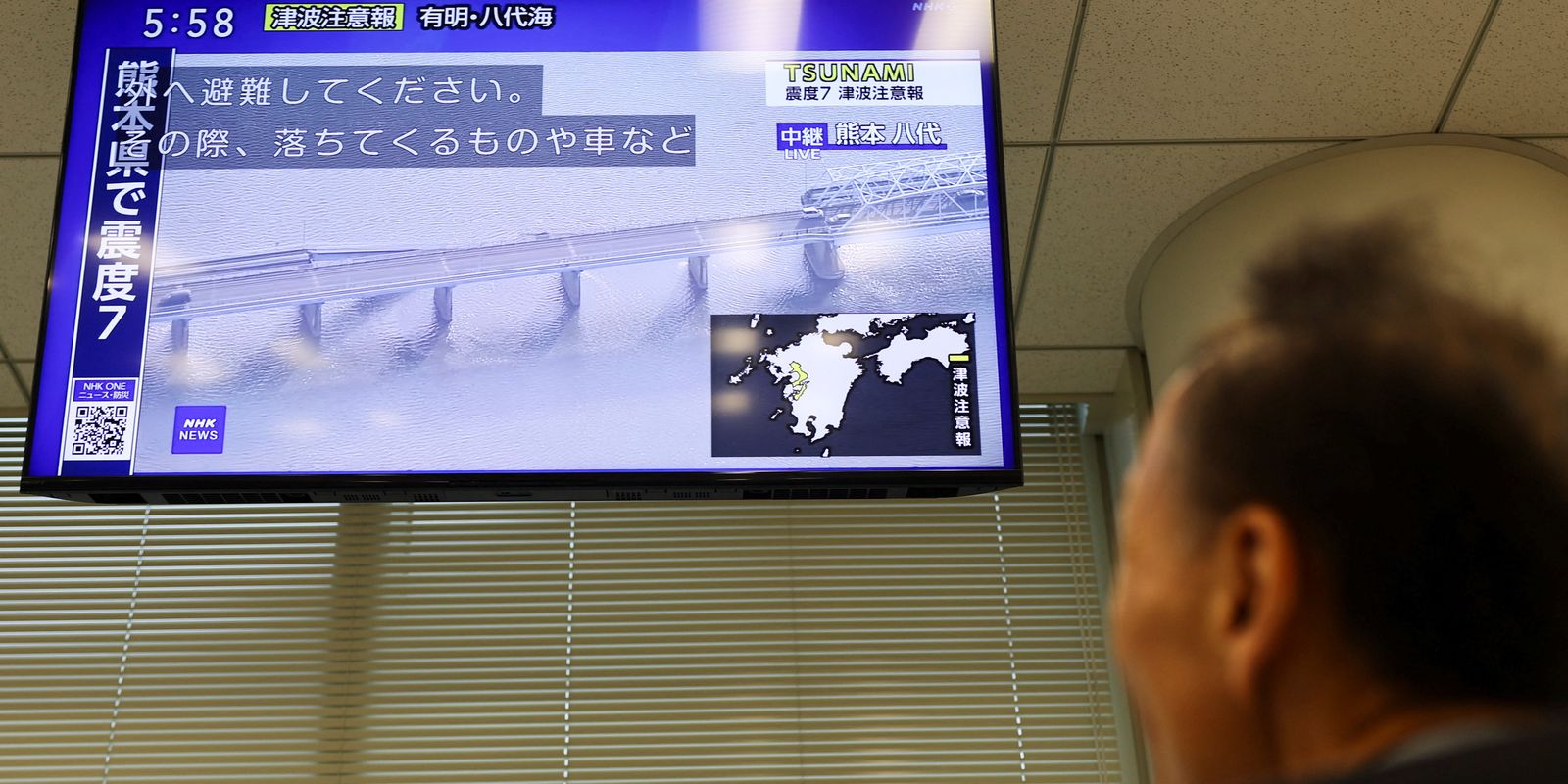 Terremoto de 7,1 atinge Kumamoto e paralisa sul do Japão